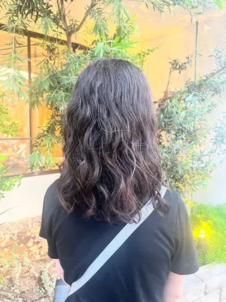 ロング パーマ 韓国好き🇰🇷 美容師MIKUのヘアスタイル