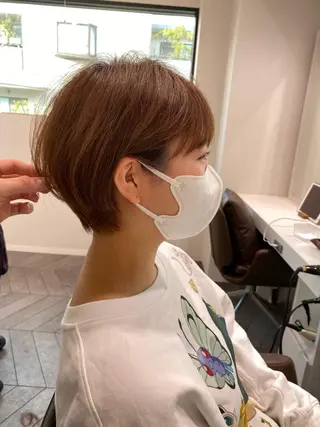 ショート カラー 🫧似合わせショート イシダ🫧のヘアスタイル