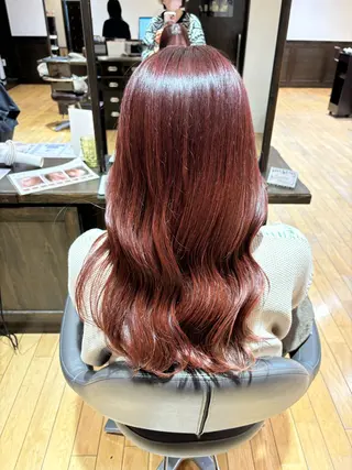 カラー 優子/ 似合わせカットカラーのヘアスタイル