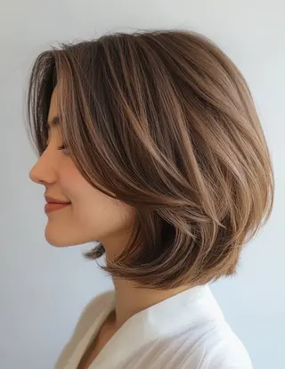 ショート 髪質改善&縮毛矯正へ アデザインピーチ入谷のヘアスタイル