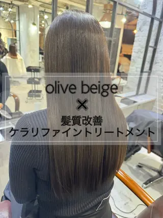 セミロング カラー 髪質改善/縮毛矯正/ 艶髪/春山良太のヘアスタイル