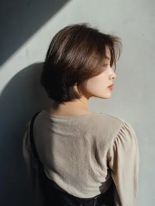 ショート カラー ブリーチお任せ🫧 tokute高円寺のヘアスタイル