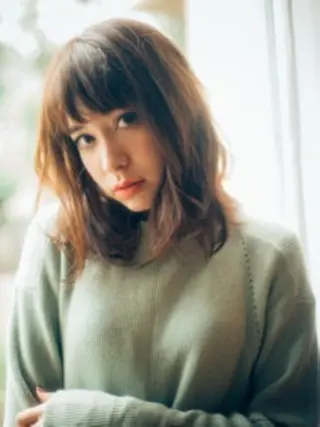 セミロング カラー 高橋 聖羅のヘアスタイル