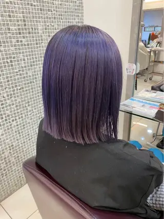 ミディアム 林 莉瑠のヘアスタイル
