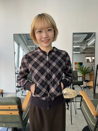 ショート mai/大阪心斎橋 メンズ/ハイトーンのヘアスタイル