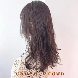 ミディアム カラー パーマ 🩶透髪×モテ髪🩶 FRUITS🏹🩶のヘアスタイル