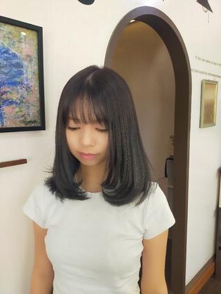 ミディアム 大城正樹 Cecil HAIRのヘアスタイル