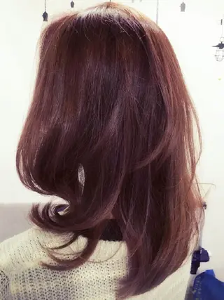 セミロング カラー 畑中秀平💛艶髪💜 Babylon 代表のヘアスタイル