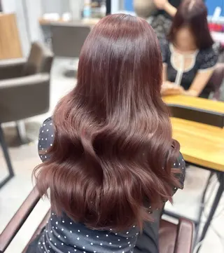 ロング カラー うる艶カラー 顔周りカット♡ikuのヘアスタイル