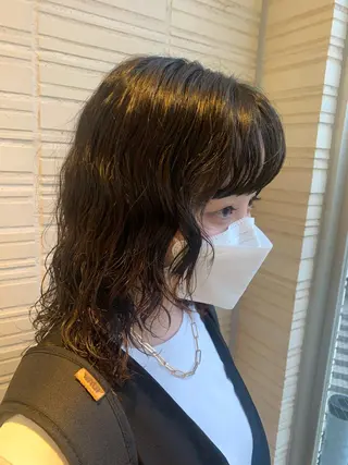 セミロング パーマ Takahashi Yuriのヘアスタイル