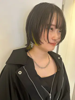 ショート 韓国っぽ水光肌カラー マンツーマン🫧なおのヘアスタイル