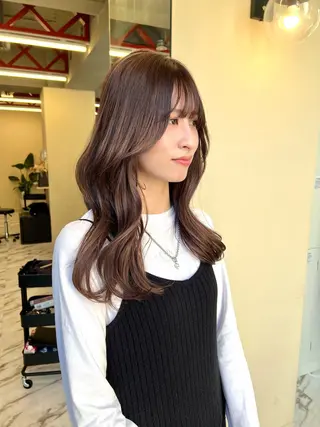 ロング カラー 髪質改善/縮毛矯正 鈴木裕介のヘアスタイル