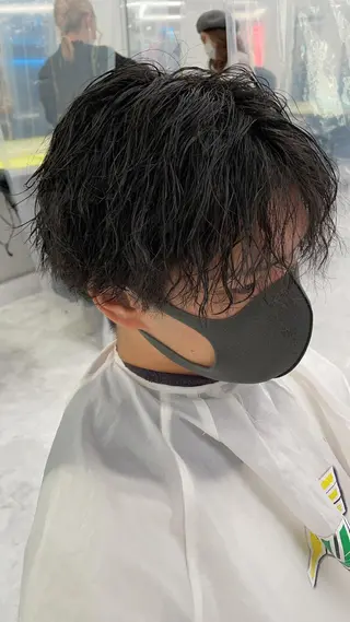 ミディアム カラー パーマ ヘアアレンジ メンズ キッズ メンズ特化美容師 aiの眉毛・アイブロウイメージ