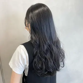 ロング カラー 🩵ブリーチカラー MIORI🩵のヘアスタイル