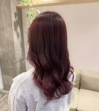 カラー 𝐌𝐢𝐮♥透明感 カラー♥のヘアスタイル