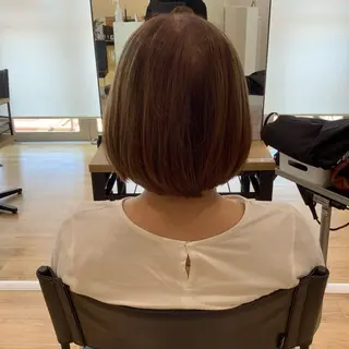 ショート カラー 髪質改善縮毛矯正 美容師✂️山崎竜二のヘアスタイル