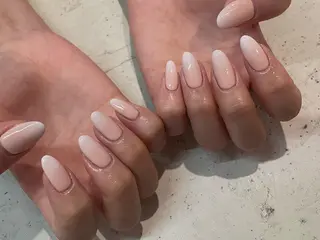 ネイル 韓国/ワンホン/長さ 出しつけ放題🎀のネイルデザイン