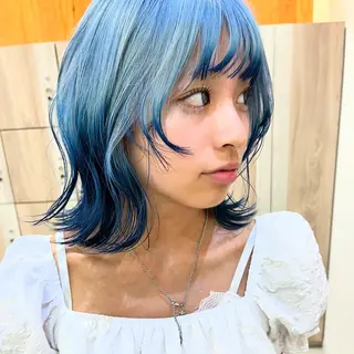 ミディアム フリーランス 美容師 cayocoのヘアスタイル