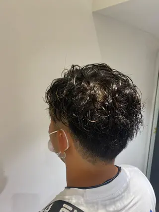 パーマ メンズ 古林 彩花のヘアスタイル
