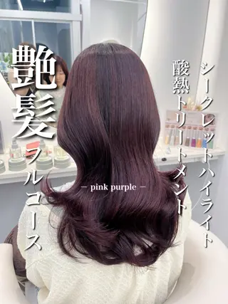 ロング カラー 酸熱トリートメント/ 髪質改善🌟玉井香奈のヘアスタイル