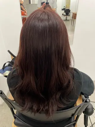 セミロング カラー 【お洒落パーマ】 Elme　肥塚康汰郎のヘアスタイル
