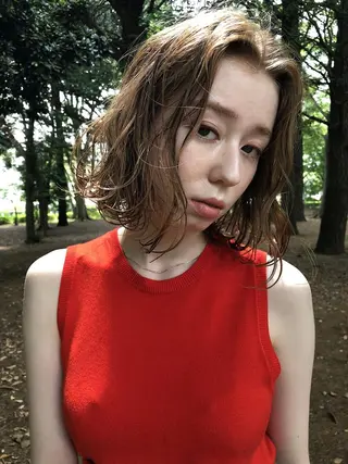 ショート カラー 一ノ瀬 暁のヘアスタイル