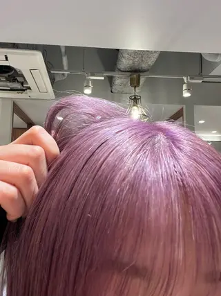 ミディアム 冨井 ほのかのヘアスタイル