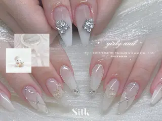 ネイル 🎀Silk by Bianca甲地🎀のネイルデザイン
