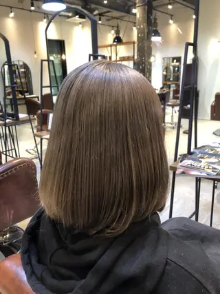 ミディアム 松田 真央のヘアスタイル