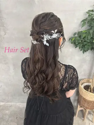 ヘアアレンジ ✨透明感艶カラー ✨💍Yuri💍のヘアスタイル