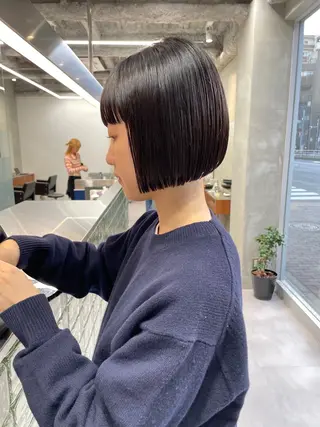 ショート 👑ボブはお任せ ミヤノ👑のヘアスタイル