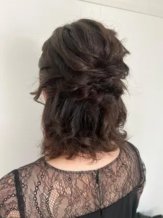 ヘアアレンジ 麻優 ヘアセットのヘアスタイル