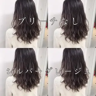 ロング カラー パーマ ヘアアレンジ ♡透け感カラー 大賀哲平♡のヘアスタイル
