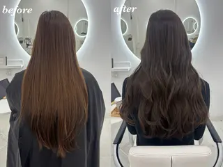 ロング カラー 【aini天王寺】 𝐚𝐢𝐫𝐢✂︎のヘアスタイル