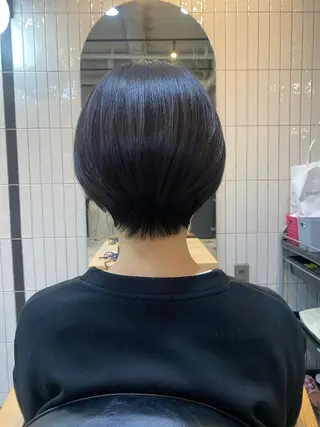 ショート 西浦慎二 /艶カラー/髪質改善のヘアスタイル