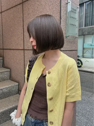 ショート パーマ lomalia moekaのヘアスタイル