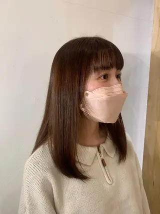 カラー 小西 美帆のヘアスタイル