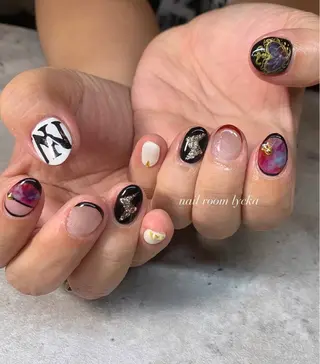 ネイル ネイルルームリッカ 𝐦𝐚𝐲𝐮のネイルデザイン