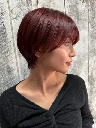 ショート 縮毛矯正/ショート ボブ/髪質改善ともきのヘアスタイル