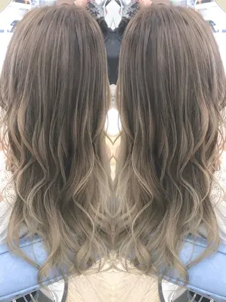 ロング カラー ヘアアレンジ 松井 敬太郎のヘアスタイル