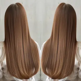 ロング カラー レイヤーカット 甲子園口 RINのヘアスタイル