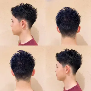 ショート メンズ 大人レイヤー×艶髪 小久保　春暁のヘアスタイル