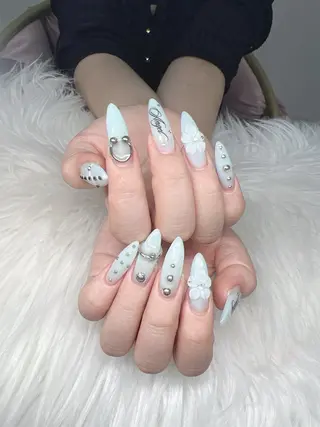 ネイル Lee Nails チップ長さだし専門店のネイルデザイン