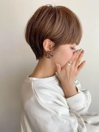 ショート 吉田一輝 外国人パーマのヘアスタイル