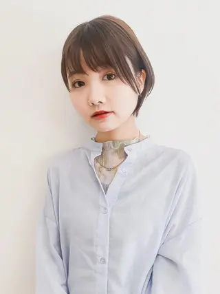 ショート カラー BASSA 下井草店のヘアスタイル