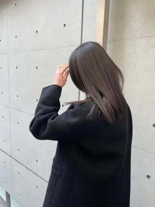 セミロング カラー 初めでも安心🌟 newi町田✂のヘアスタイル