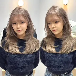 ロング カラー 立川♡艶カラー /ケアブリーチのヘアスタイル