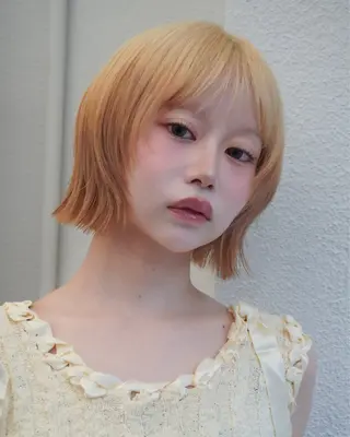 ショート おしゃれボブ/暖色 カラー🧶いろはのヘアスタイル