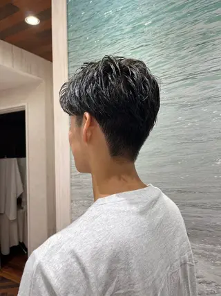 ミディアム 樋口 心音のヘアスタイル