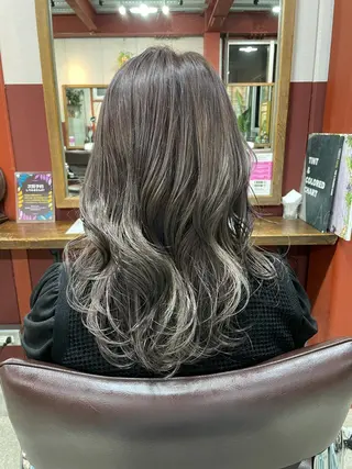 セミロング 藤本 夢@yummekunのヘアスタイル